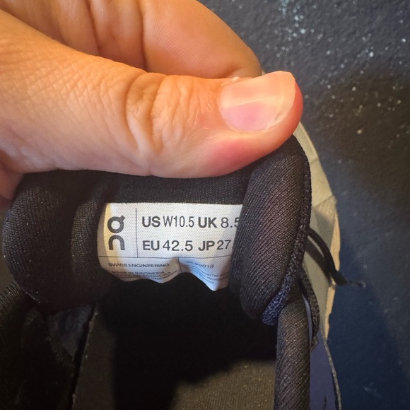 Women’s On Running Cloudrunner Dark Blue and Gray Sneakers - Picture 5 of 8